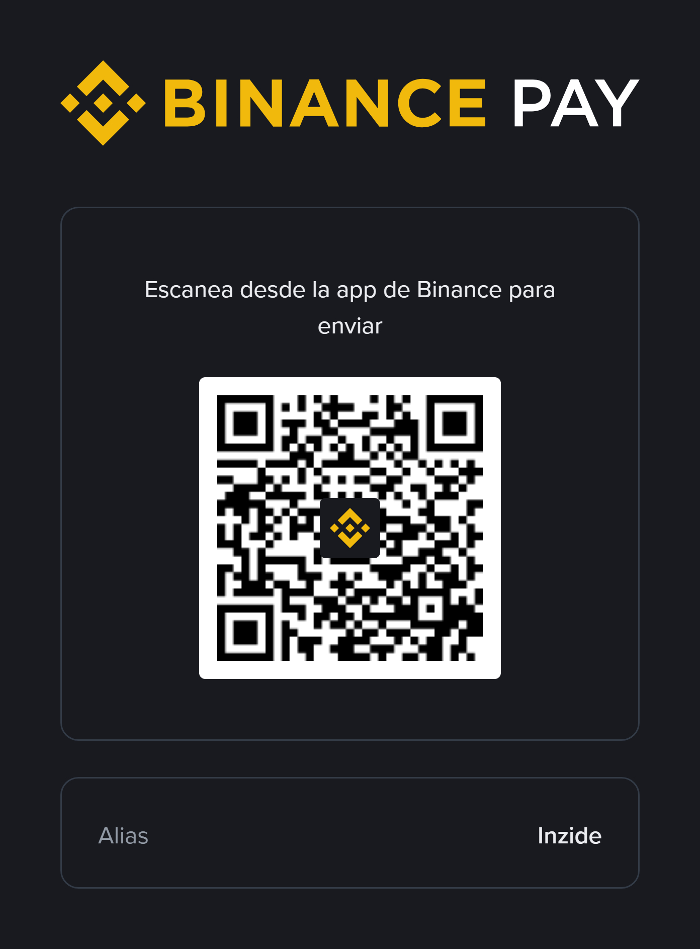 Binance Pay QR